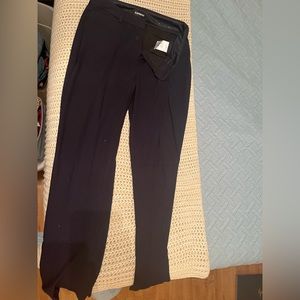 Navy blue 6R Express brand: Stretch Columnist Barely Boot High Rise work pants